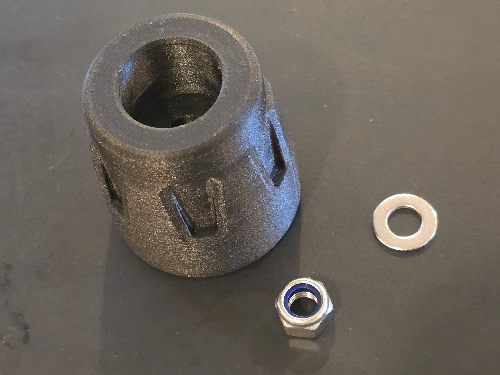 Bosch Miter Lock Knob 1609B02377 GCM12SD Miter Saw 3-601-F65-010 w/Nut & Washer Bosch Miter Lock Knob 1609B02377 GCM12SD Miter Saw 3-601-F65-010 w/Nut & Washer