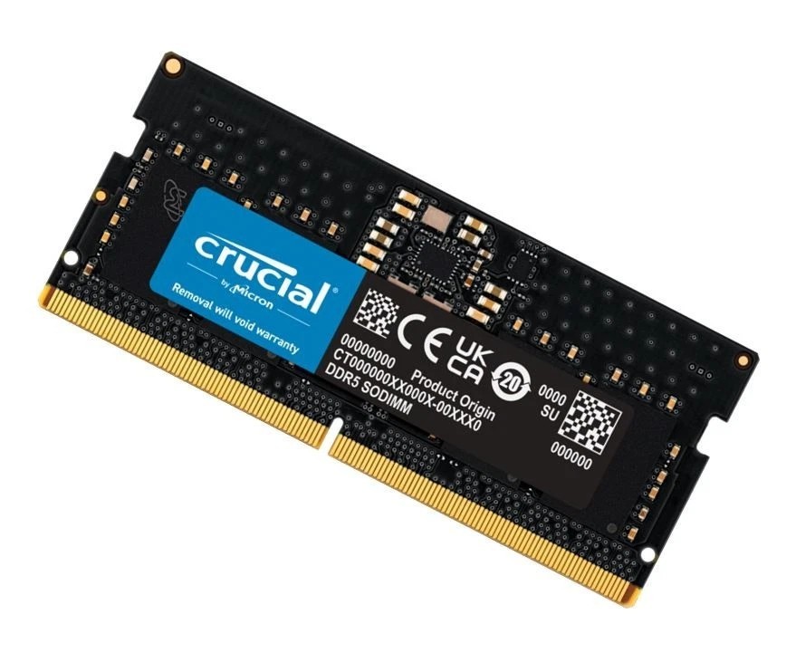 Genuine Crucial 16GB (1x16GB) DDR5-4800 SODIMM 262-pin Laptop Notebook RAM CL40