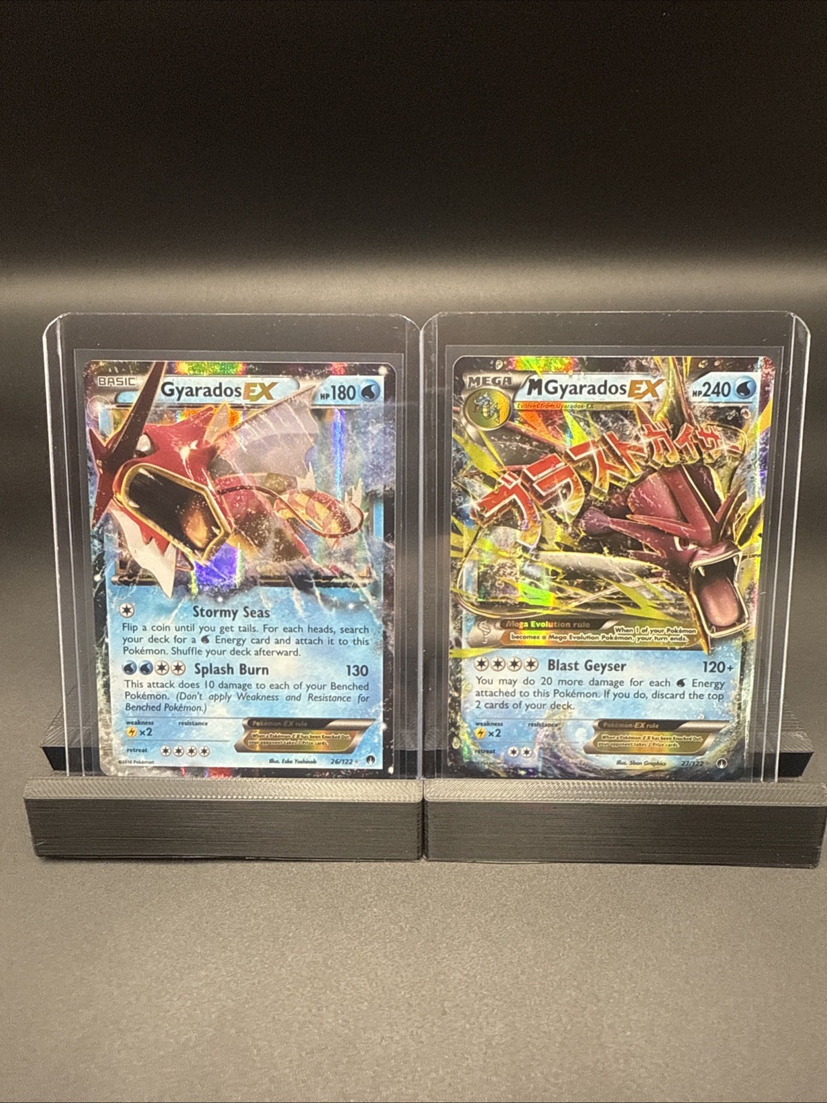 M Gyarados EX 27/122 Holo And Gyarados EX 26/122 Holo Full Art Pokémon M Gyarados EX 27/122 Holo And Gyarados EX 26/122 Holo Full Art Pokémon