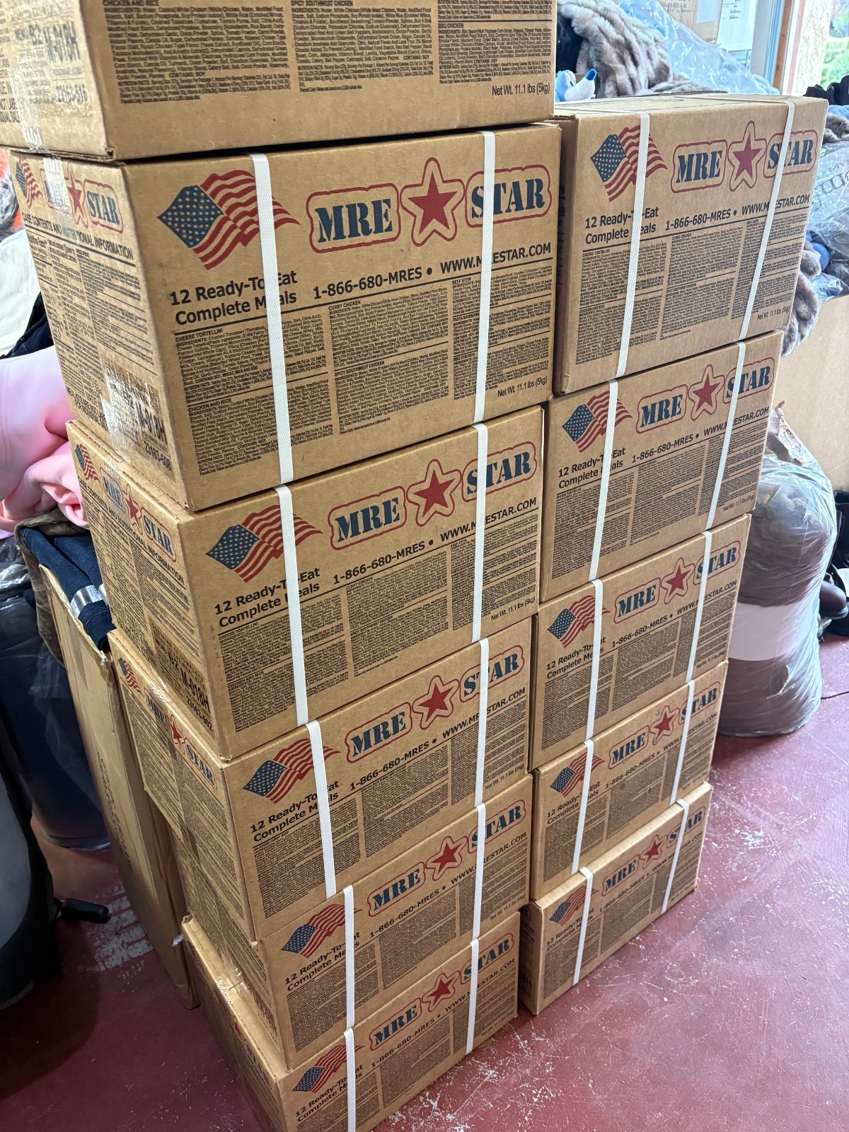 MRE Meals Ready to Eat 12 meals in a case MRE Meals Ready to Eat 12 meals in a case