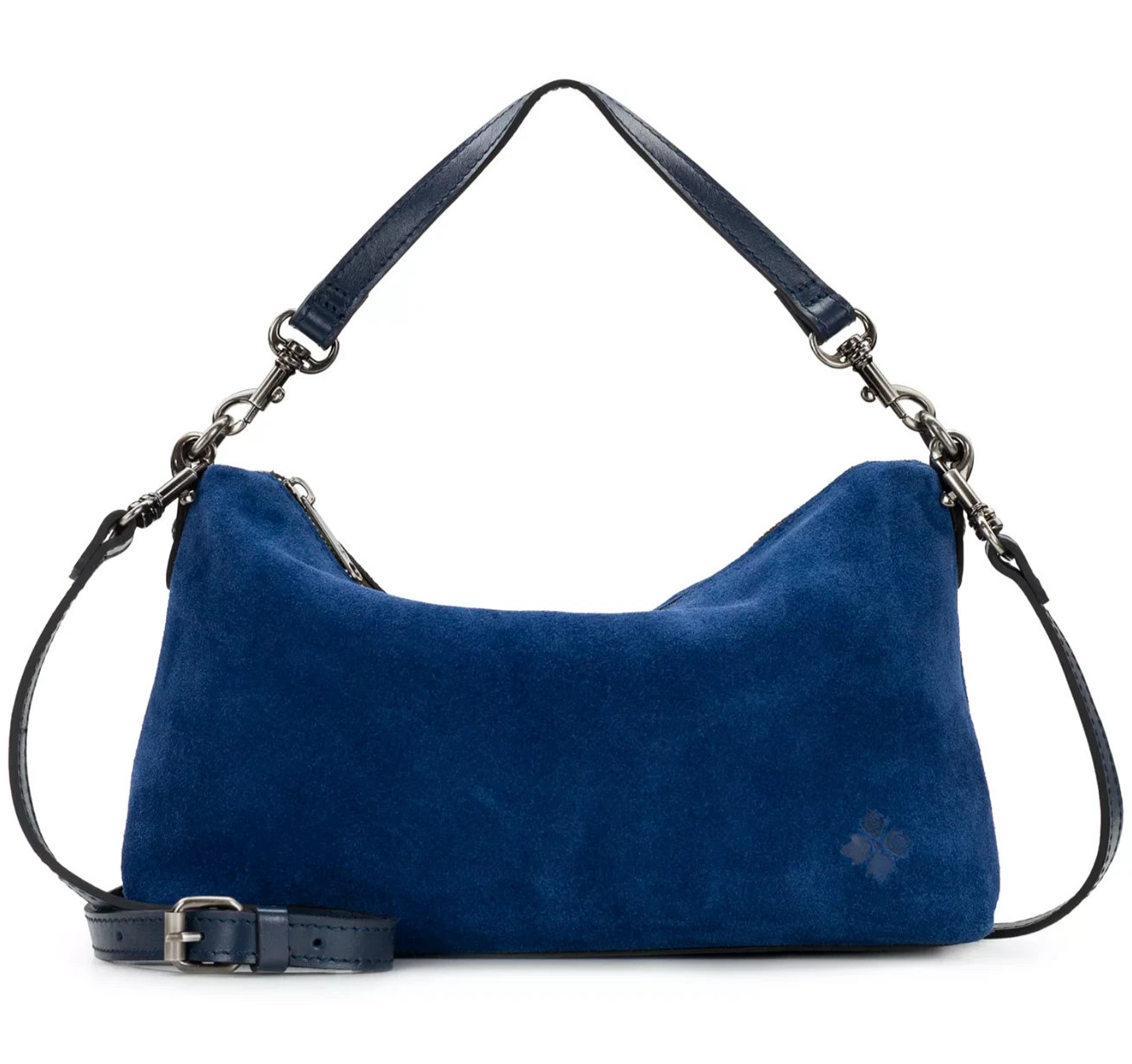 $139. Patricia Nash Kolena Medium Suede Leather Shoulder Bag Denim Blue $139. Patricia Nash Kolena Medium Suede Leather Shoulder Bag Denim Blue