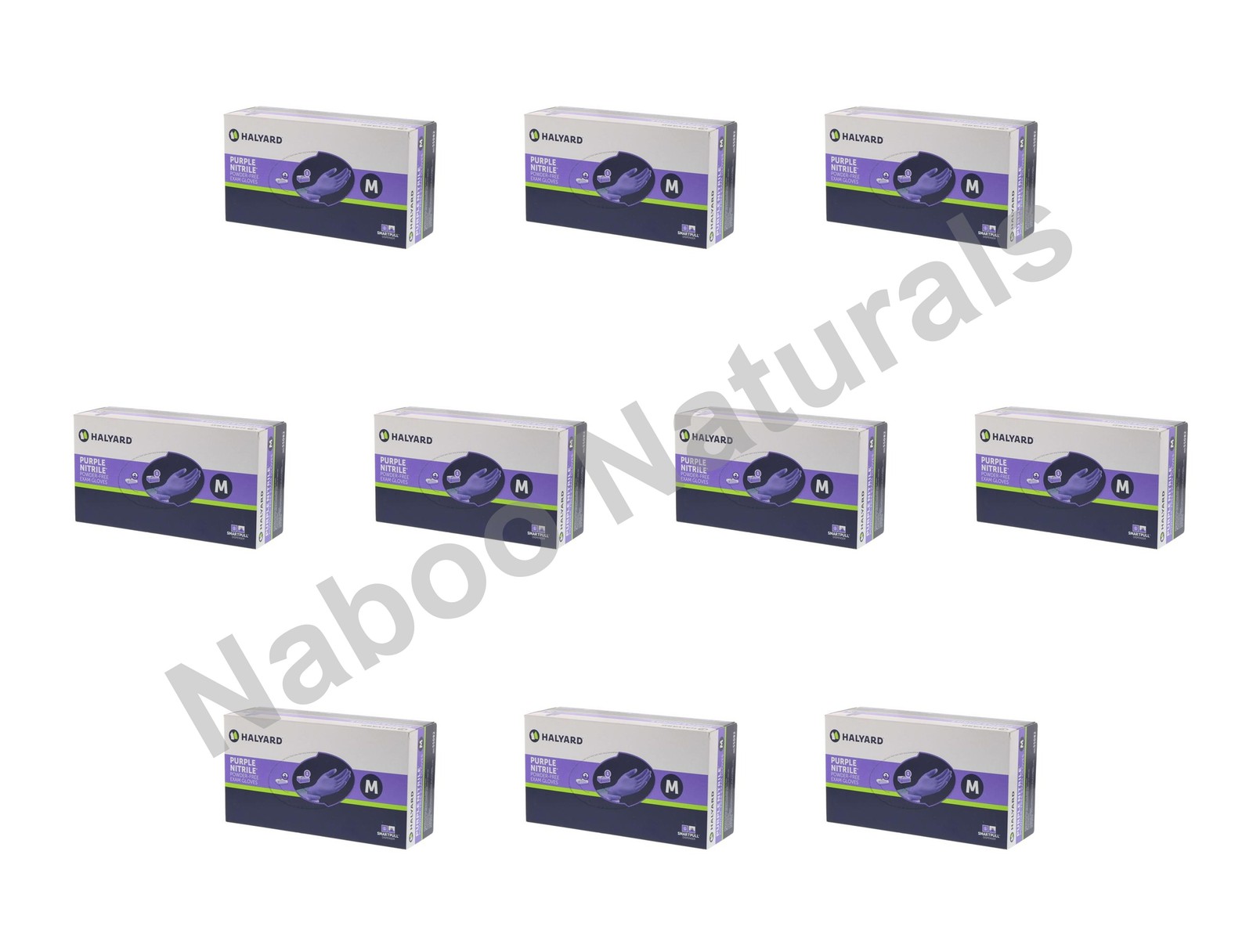 Halyard Purple Powder-Free Nitrile Gloves Medium 1000 Count Halyard Purple Powder-Free Nitrile Gloves Medium 1000 Count