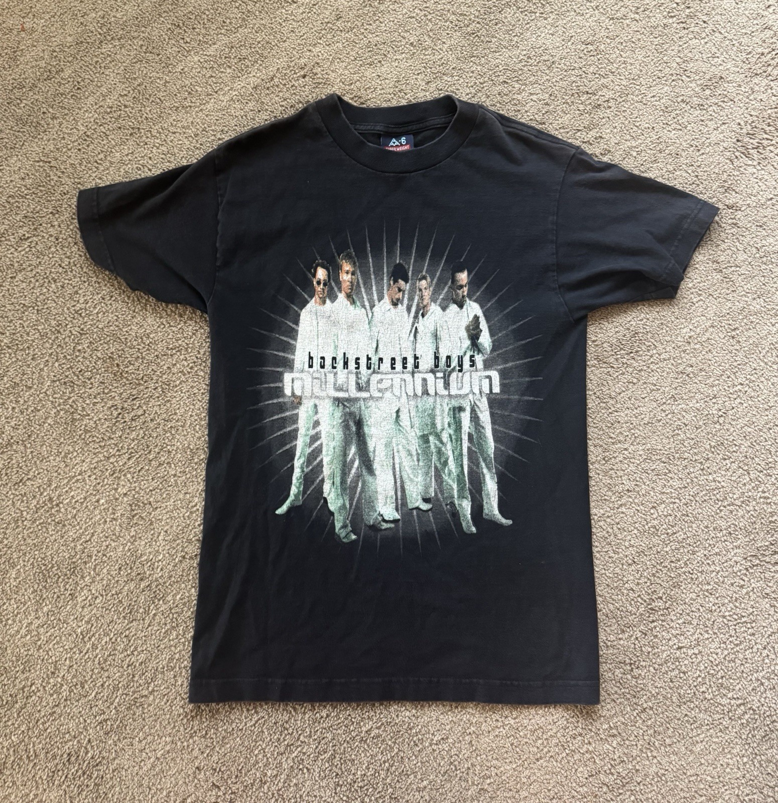 Vintage 1999 Backstreet Boys Millennium US Tour T Shirt Small Black Concert Tee Vintage 1999 Backstreet Boys Millennium US Tour T Shirt Small Black Concert Tee