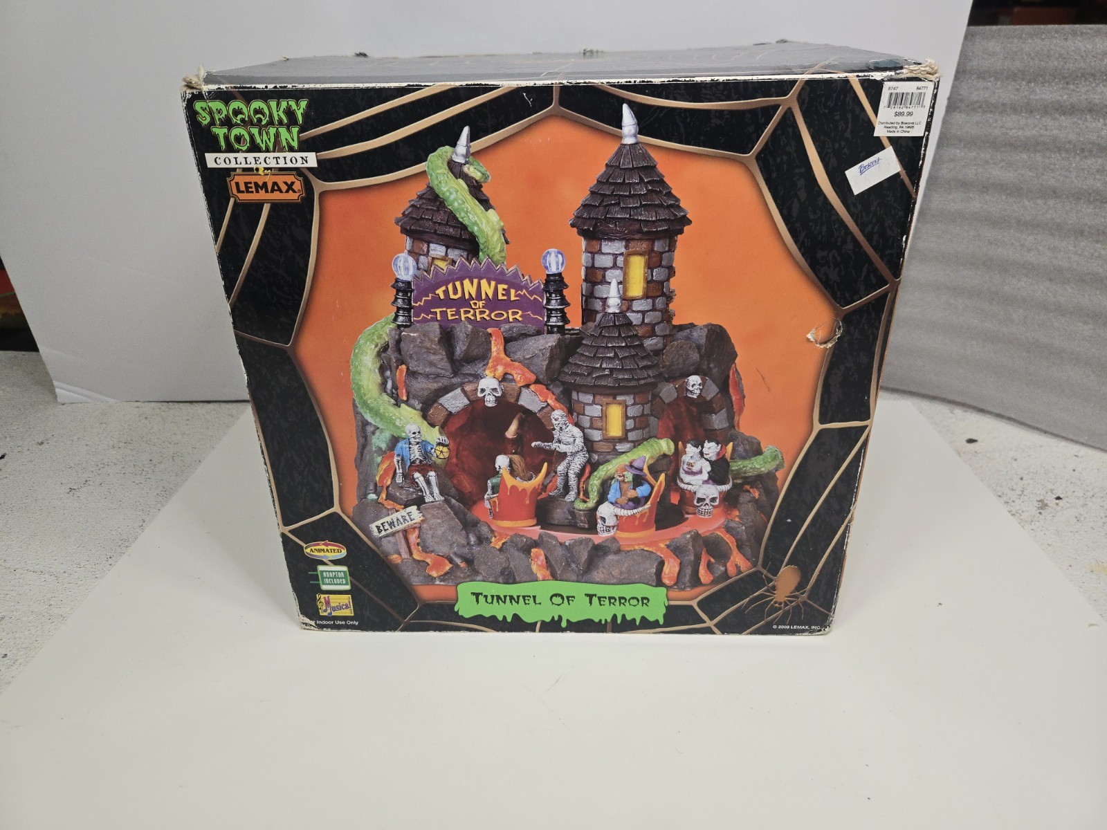 2008 Lemax Spooky Town Tunnel of Terror Halloween Retired READ DESCRIPTION