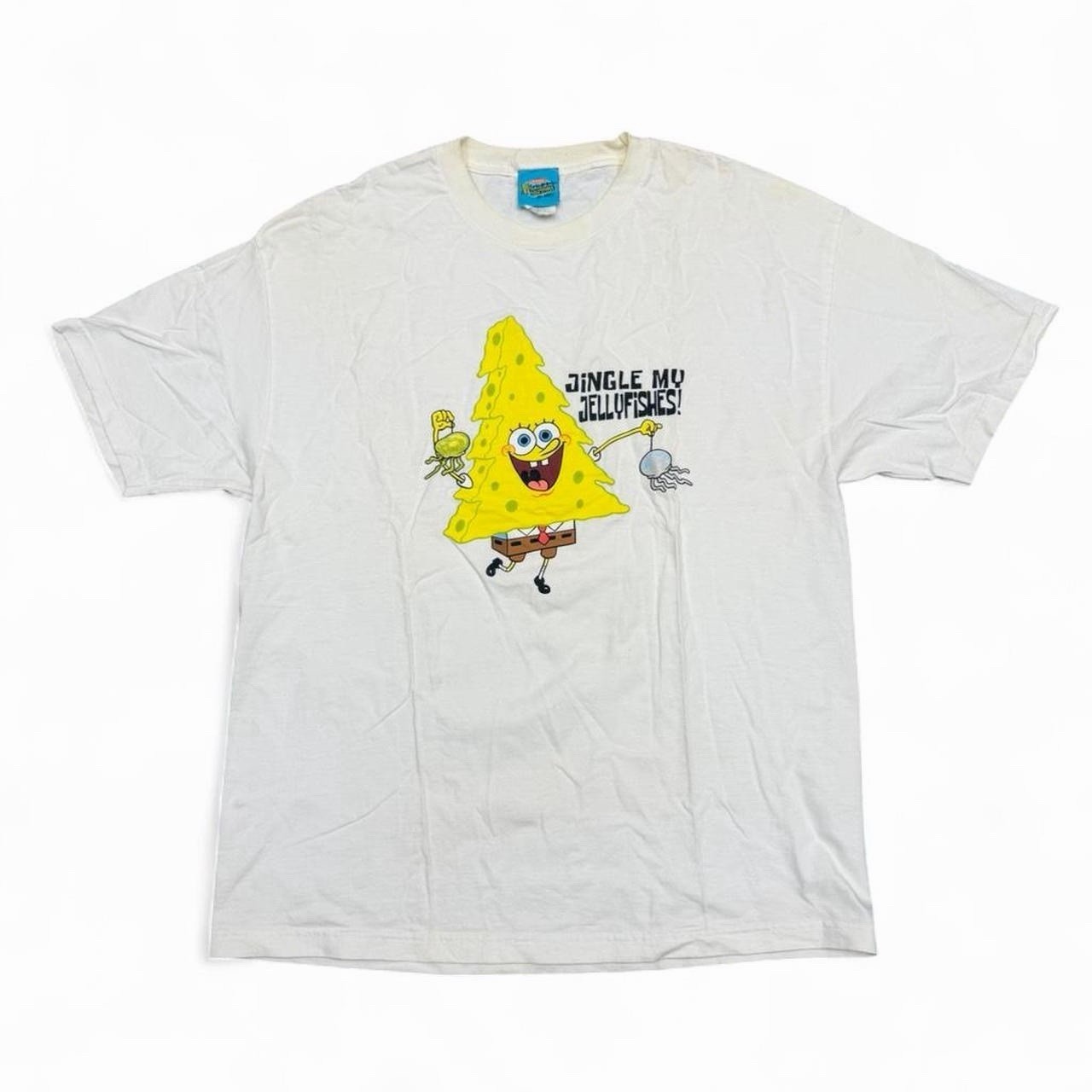Vintage 2002 SpongeBob Jingle My Jellyfishes Christmas T Shirt XL Nickelodeon Vintage 2002 SpongeBob Jingle My Jellyfishes Christmas T Shirt XL Nickelodeon