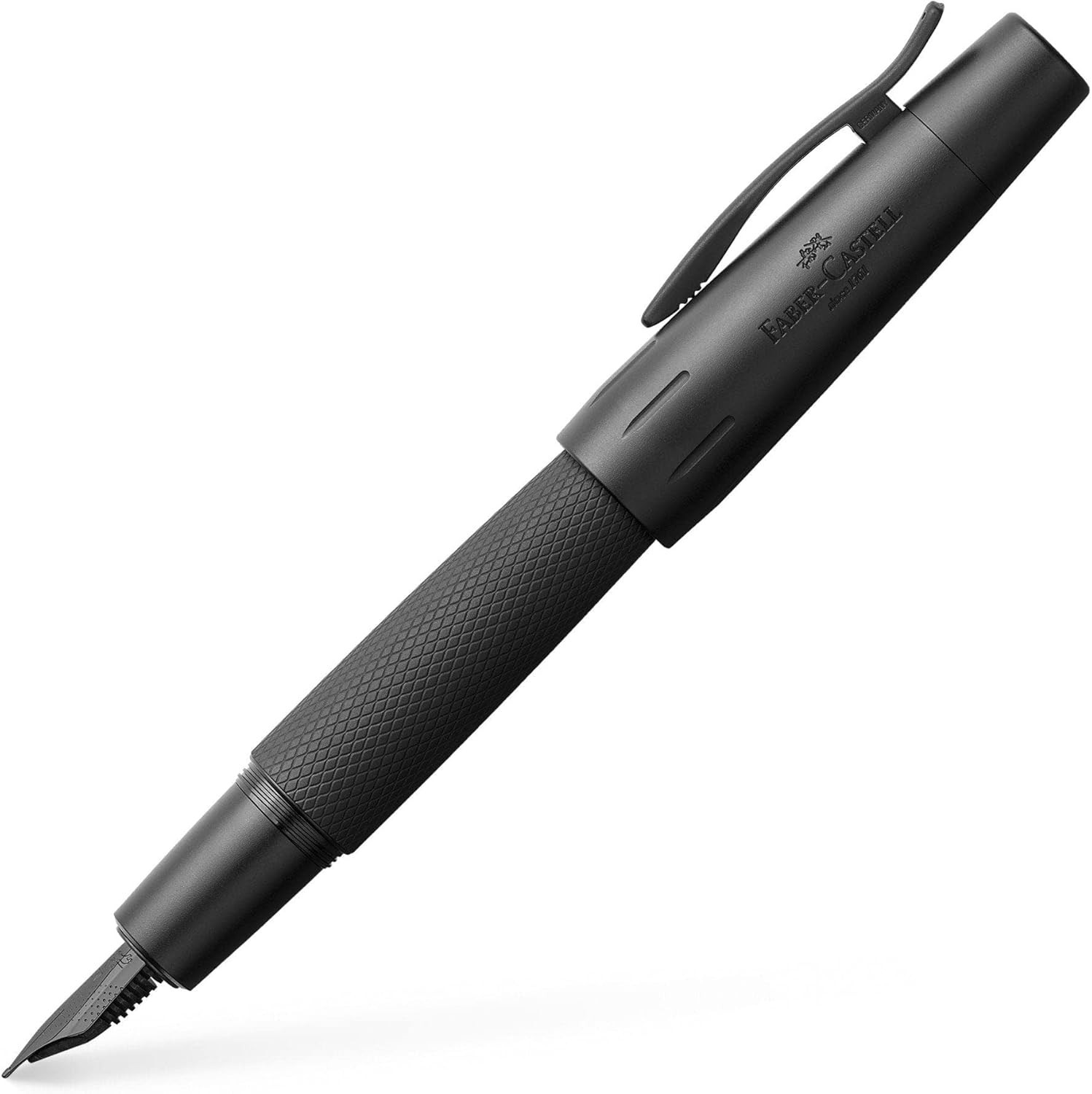 Faber-Castell e-motion Fountain Pen, Pure Black - Extra Fine Faber-Castell e-motion Fountain Pen, Pure Black - Extra Fine