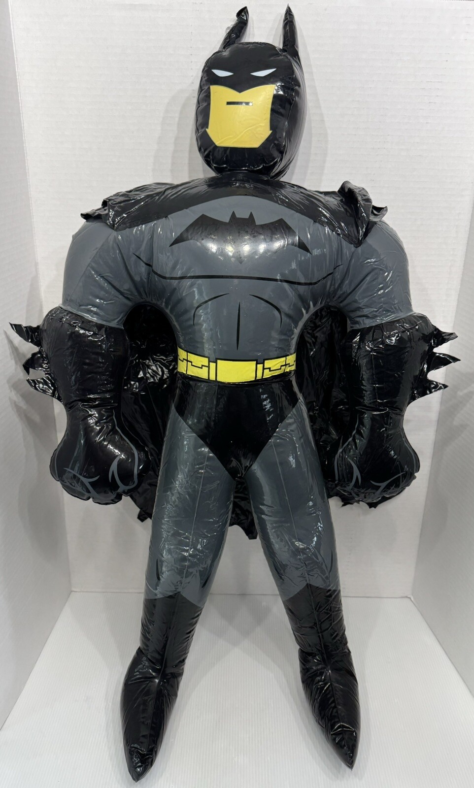 Vintage 2003 Batman 36” Large Inflatable Blow Up Fair Carnival Prize DC Comics