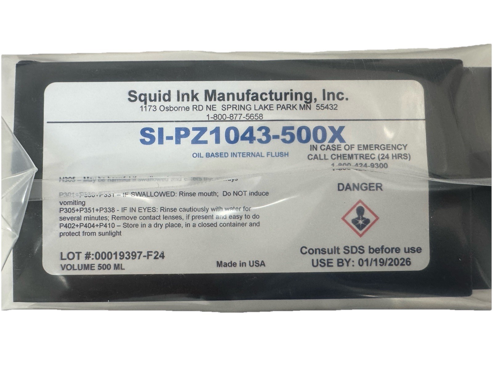 SQUID INK MANUFACTURING INC SI-PZ1043-500X