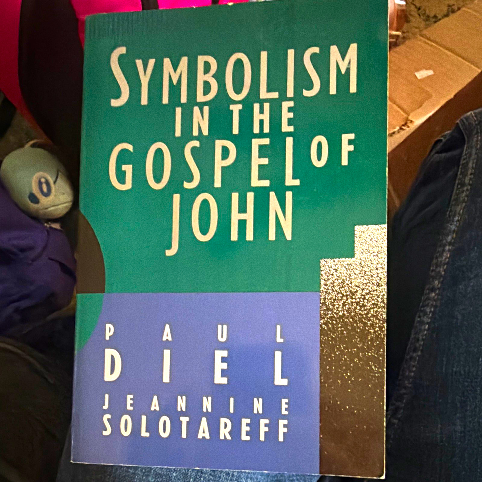 Symbolism in the Gospel of John Paul Diel HC 1st Harper & Row 1988 DJ