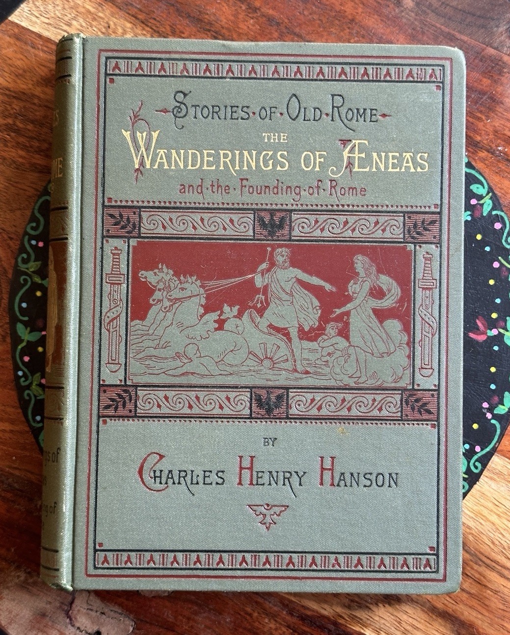 ROMAN HISTORY The Wanderings of Aeneas Hanson ANTIQUE BOOK 1902 Illustrated Rome ROMAN HISTORY The Wanderings of Aeneas Hanson ANTIQUE BOOK 1902 Illustrated Rome