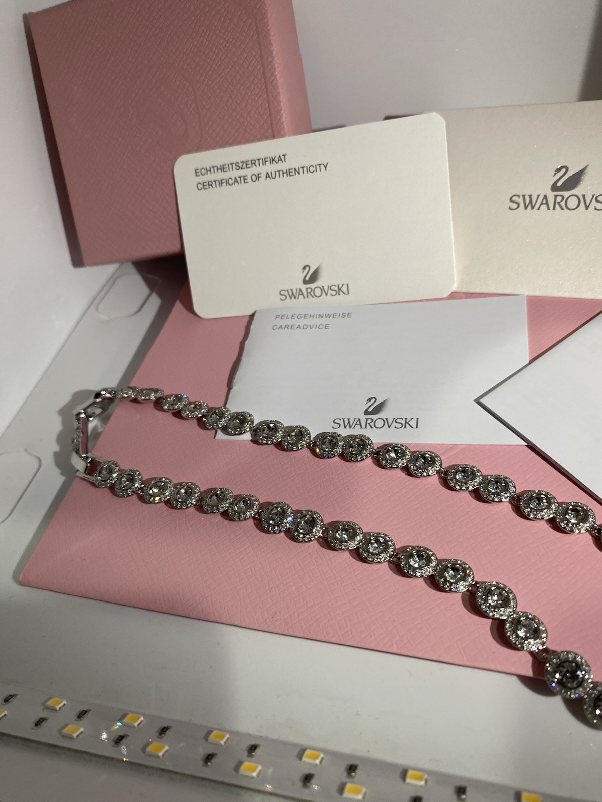 swarovski necklace authentic new with box