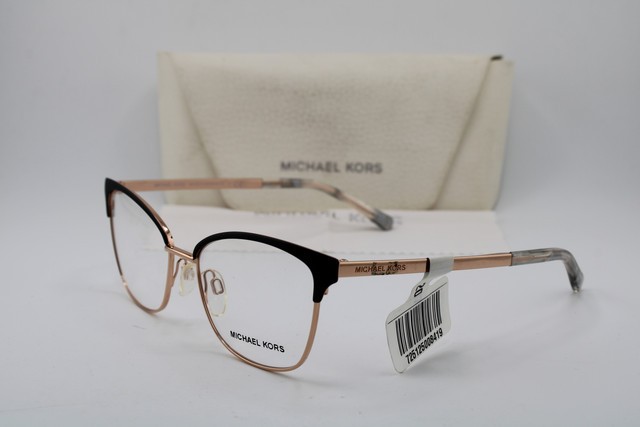 NEW MICHAEL KORS MK 3012 ADRIANNA IV 1203 BLACK GOLD AUTHENTIC EYEGLASSES 51-17