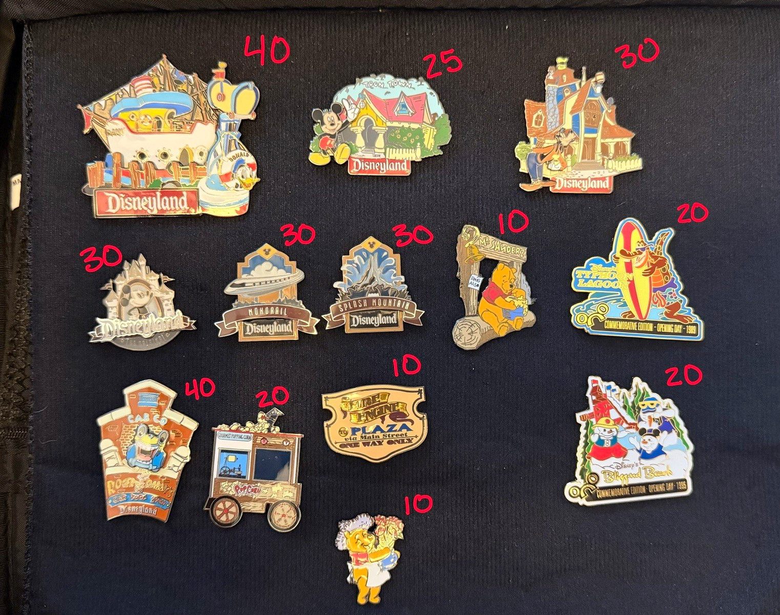 Disneyland & California Adventure Pin Lot - Listing 4/8