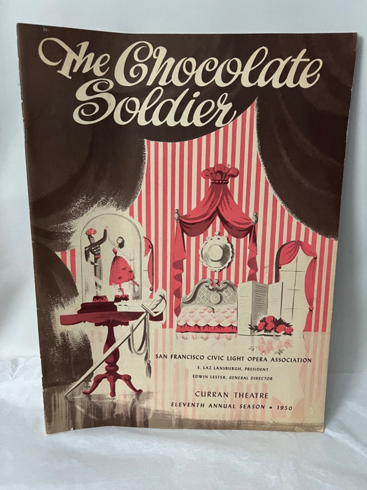 1950 THE CHOCOLATE SOLDIER  Playbill Program Curran Theatre San Francisco Ca