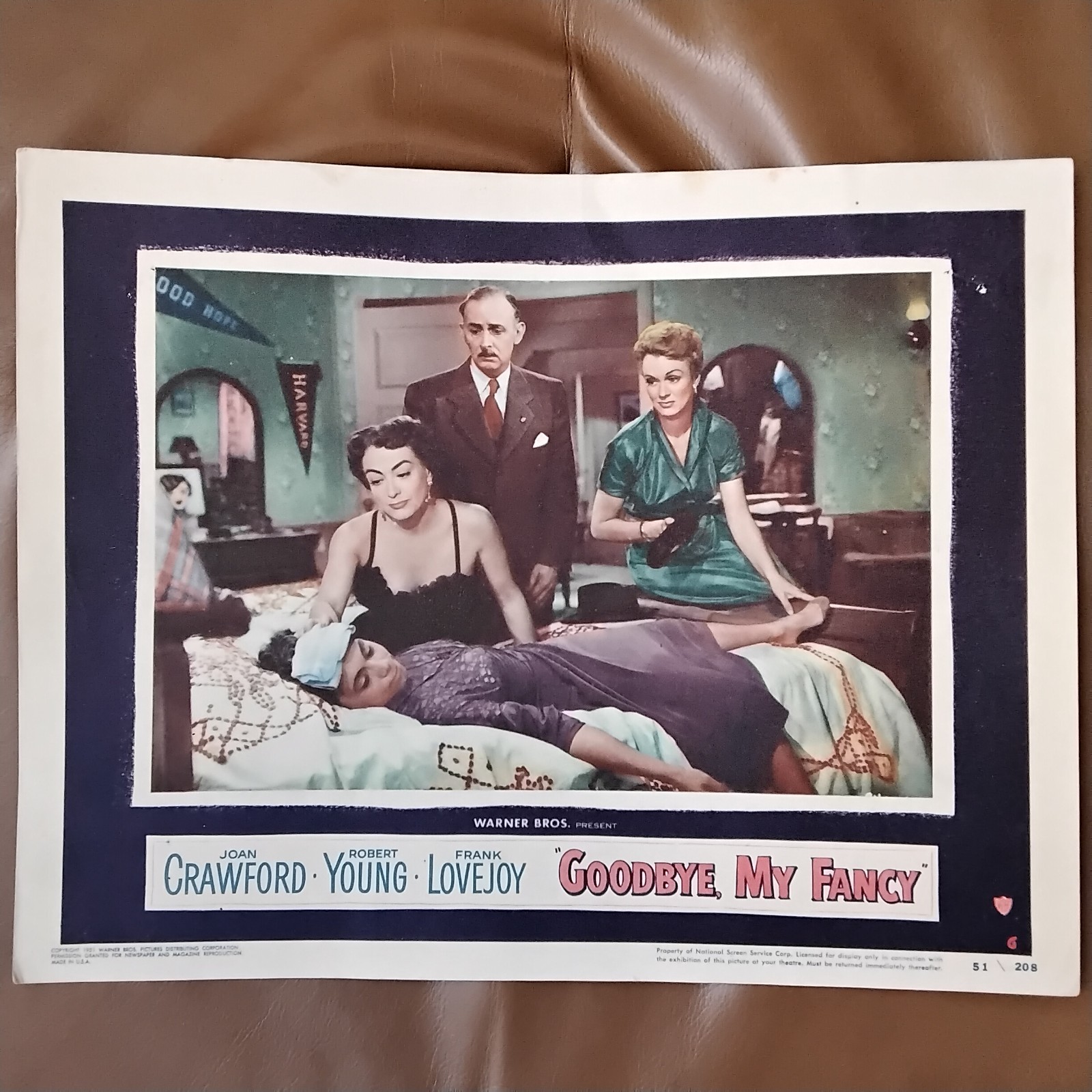 Joan Crawford * Robert Young * Eve Arden * Frank Lovejoy  1951 Goodbye My Fancy