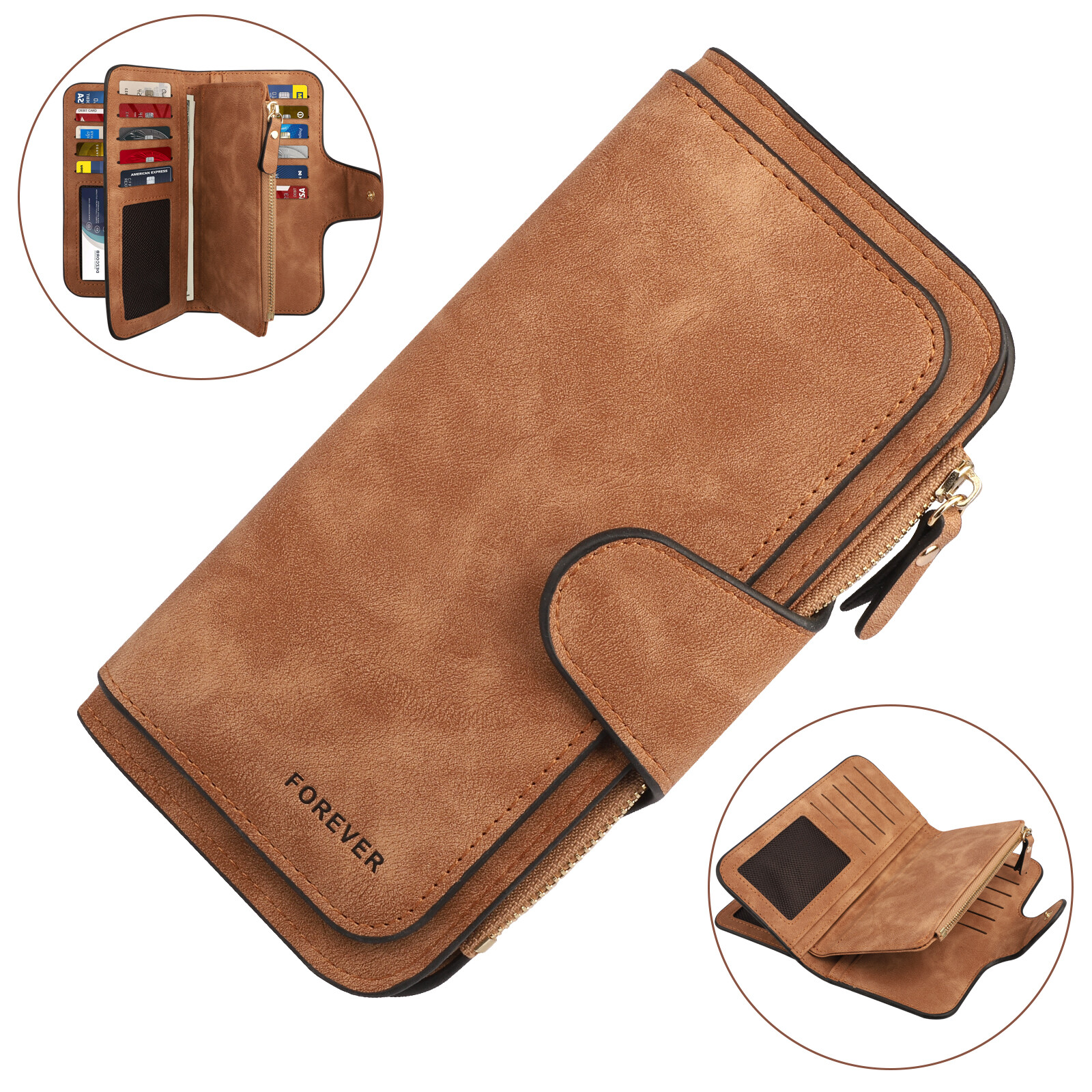 Women Lady Soft Leather Wallet Long Clutch Card Holder Purse Pocket Handbag Gift Women Lady Soft Leather Wallet Long Clutch Card Holder Purse Pocket Handbag Gift