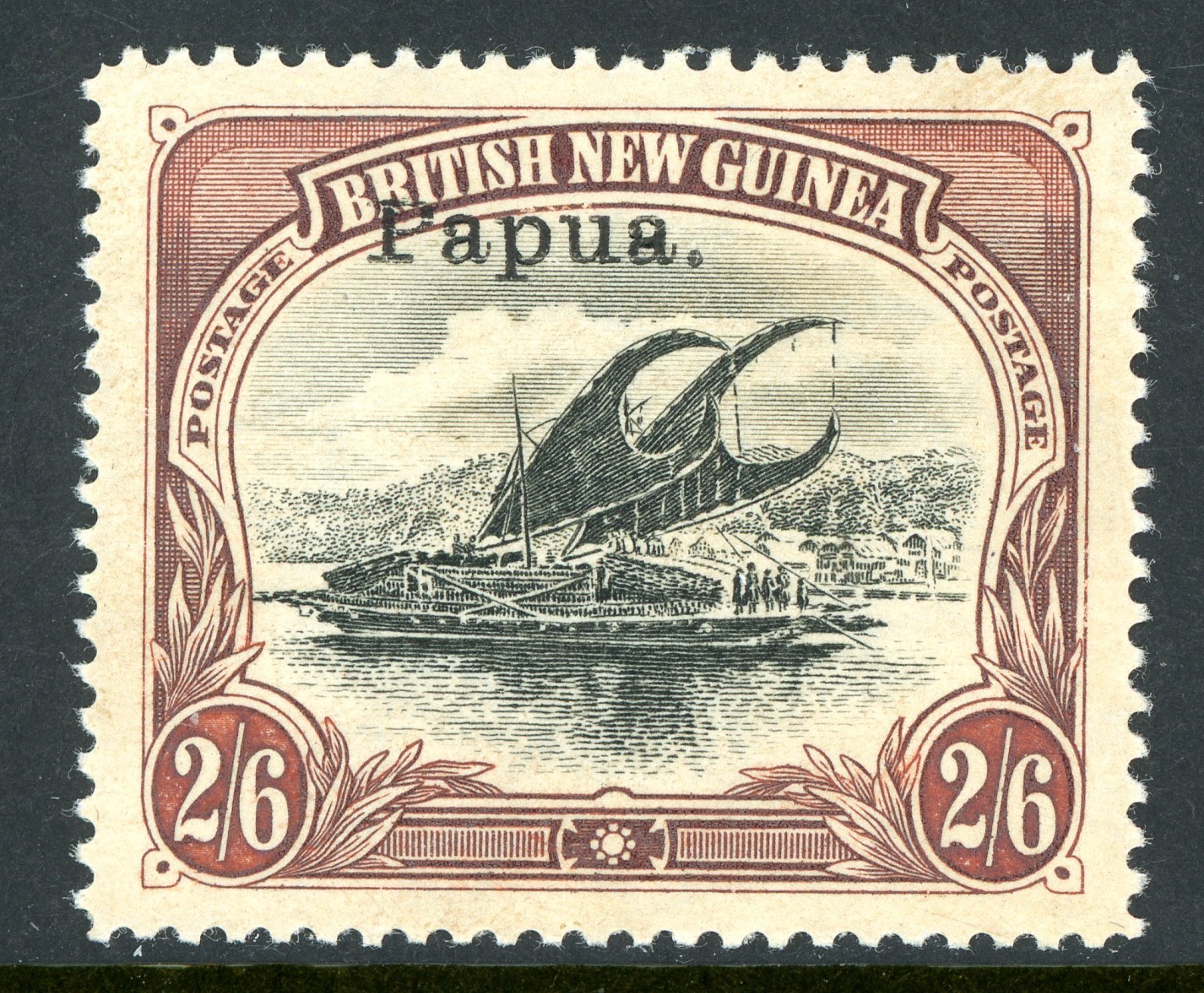 GANDALF - British 1906 Papua New Guinea 2s6p Brown SG #20 Mint U776 GANDALF - British 1906 Papua New Guinea 2s6p Brown SG #20 Mint U776