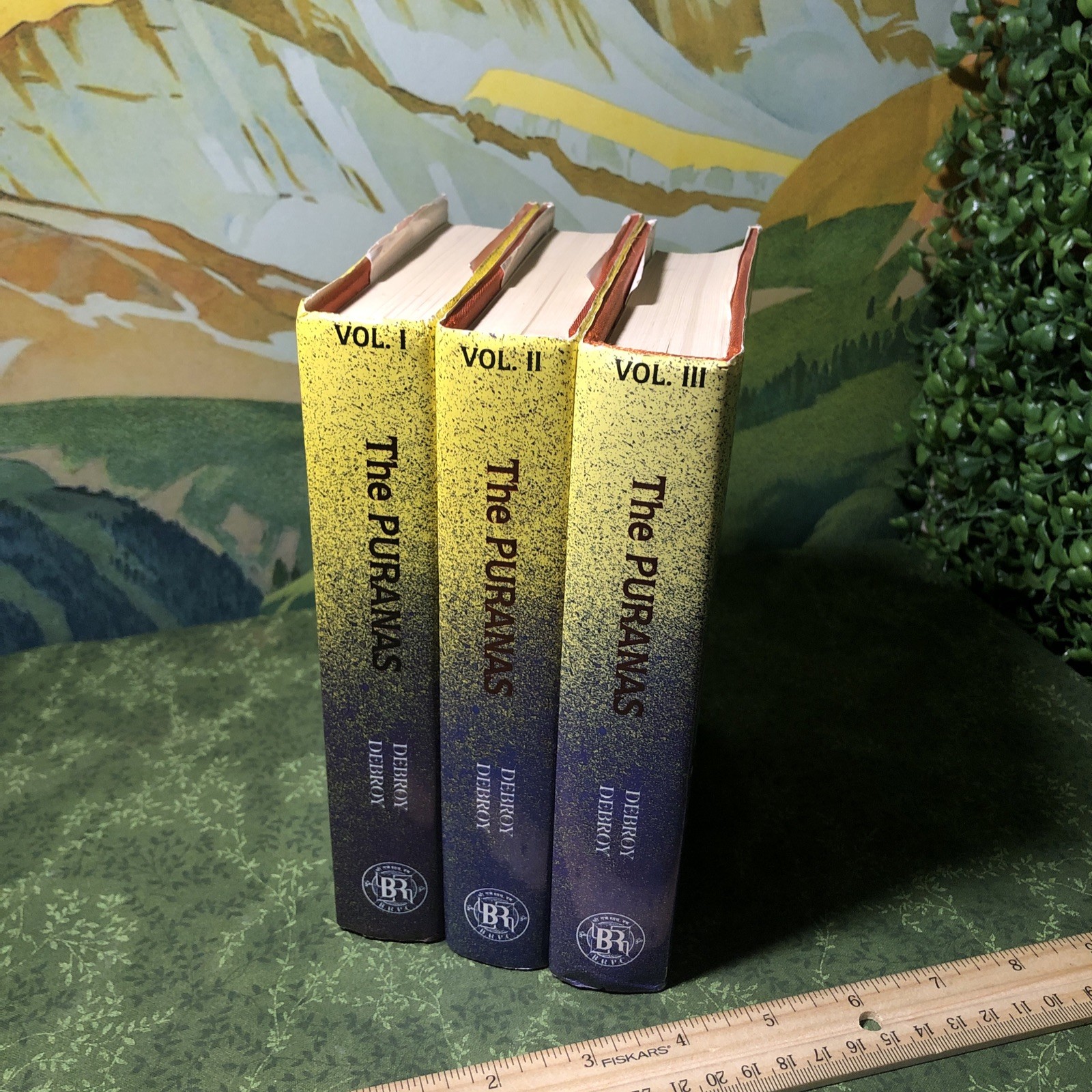 Rare The Puranas Bibek Debroy 3 Volume HC DJ Hinduism 1st 1994 India COMPLETE Rare The Puranas Bibek Debroy 3 Volume HC DJ Hinduism 1st 1994 India COMPLETE