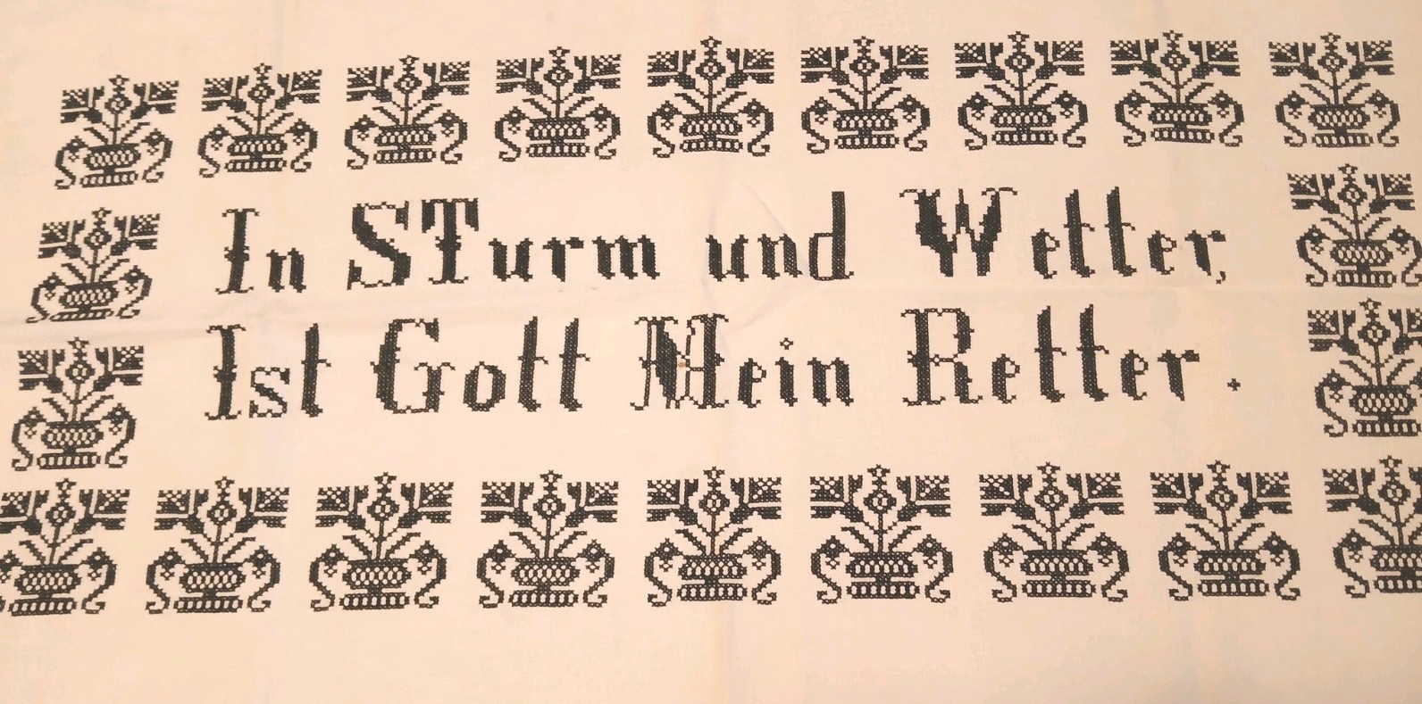 Vintage Hand Embroidered PA Dutch German Black Work Blackwork Needlework Fraktur Vintage Hand Embroidered PA Dutch German Black Work Blackwork Needlework Fraktur