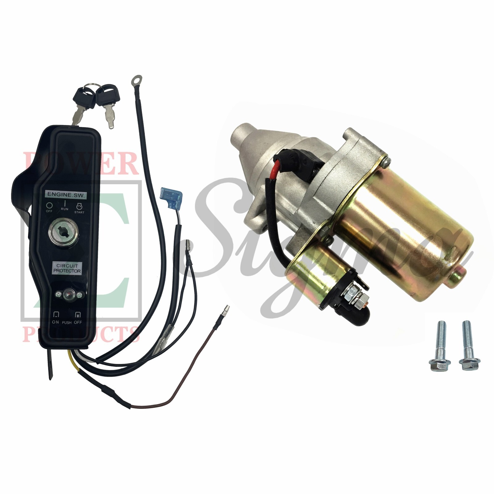 Ignition Switch Box & Starter For DuroMax XP18HPE XP16HPE 1