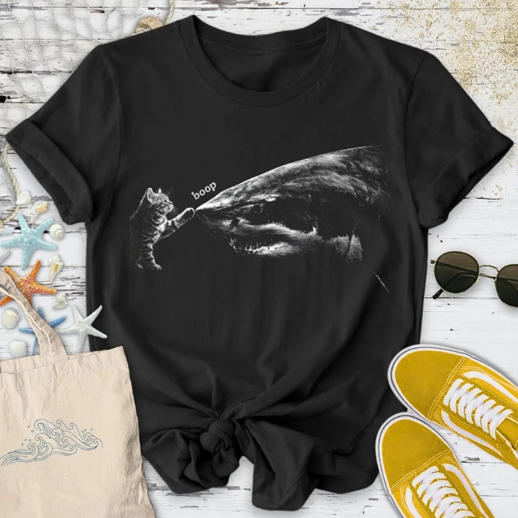 Boop Cat T shirt Boop Cat T shirt