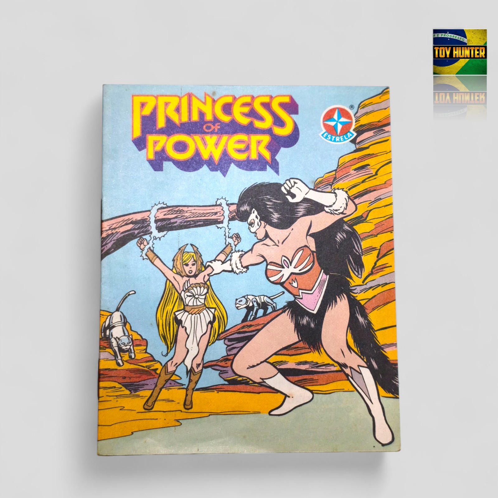 PRINCESS OF POWER FELINA CATRA CAT SQUAD MINI COMIC 🇧🇷 ESTRELA BRAZIL RARE 80s