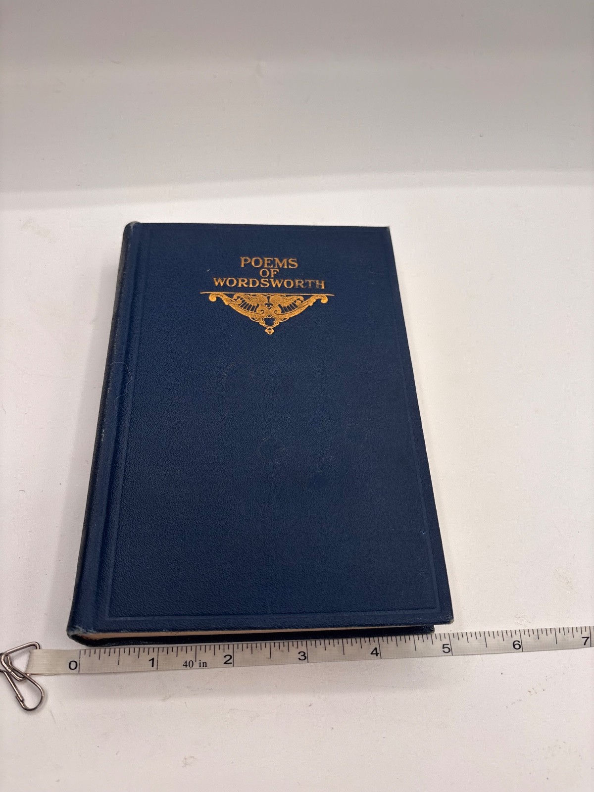 1924 Poems William Wordsworth Howard Judson Hall Lake Library Antique Book