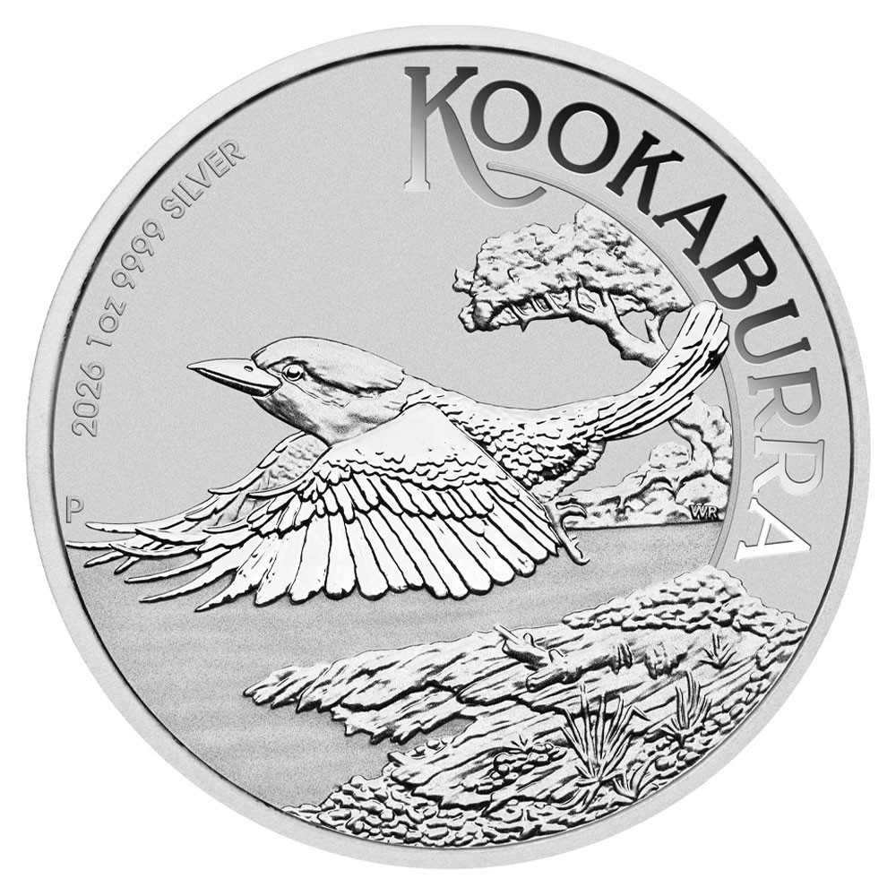 2026 $1 Australian Silver Kookaburra 1 oz .9999 Fine Brilliant Uncirculated 2026 $1 Australian Silver Kookaburra 1 oz .9999 Fine Brilliant Uncirculated