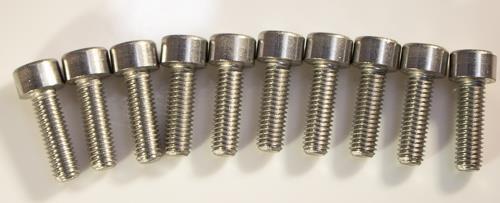 M5 x 0.8 x 20mm Stainless Steel Socket Allen Head Metric Bolts (Qty 20)