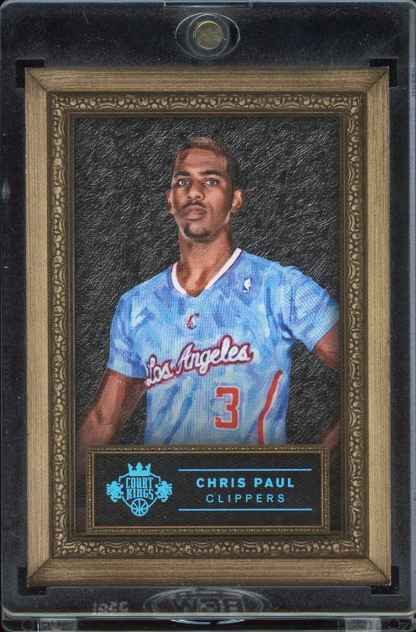 2014-15 Panini Court Kings #15 Chris Paul Portraits Sapphire #01/25