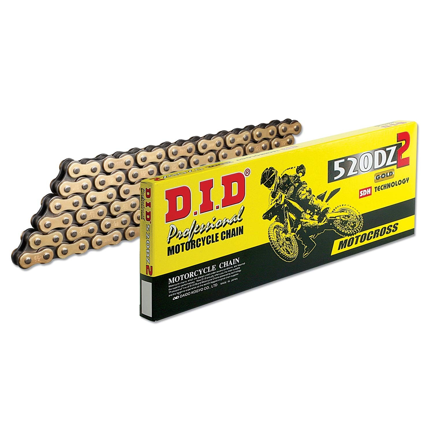 DID 520 DZ2 Chain 120 Links Gold DID 520 DZ2 Chain 120 Links Gold