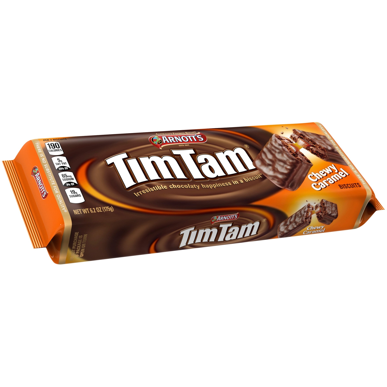 Arnott`S Tim Tam Cookies Chewy Caramel 6.2 oz, Pack of 2 Arnott`S Tim Tam Cookies Chewy Caramel 6.2 oz, Pack of 2