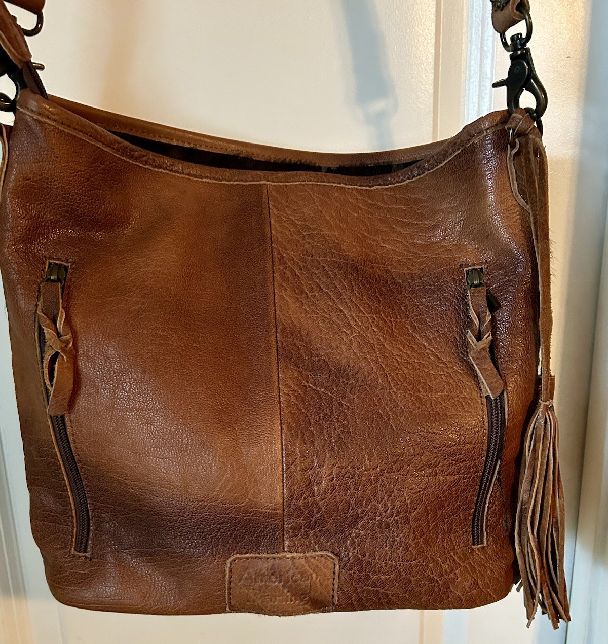 American Darling Calf’s Skin Leather Conceal Carry Crossbody Bag Large NWOT Read American Darling Calf’s Skin Leather Conceal Carry Crossbody Bag Large NWOT Read