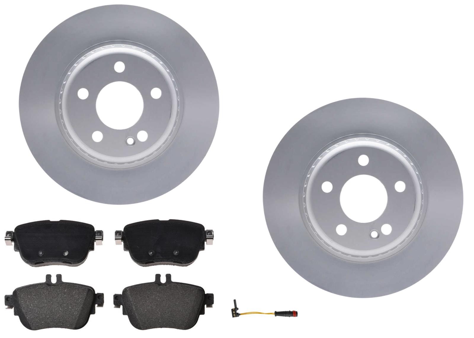 For Mercedes Benz E300 E350 2017 2021 2023 Rear Disc Brake Rotors & Brake Pads