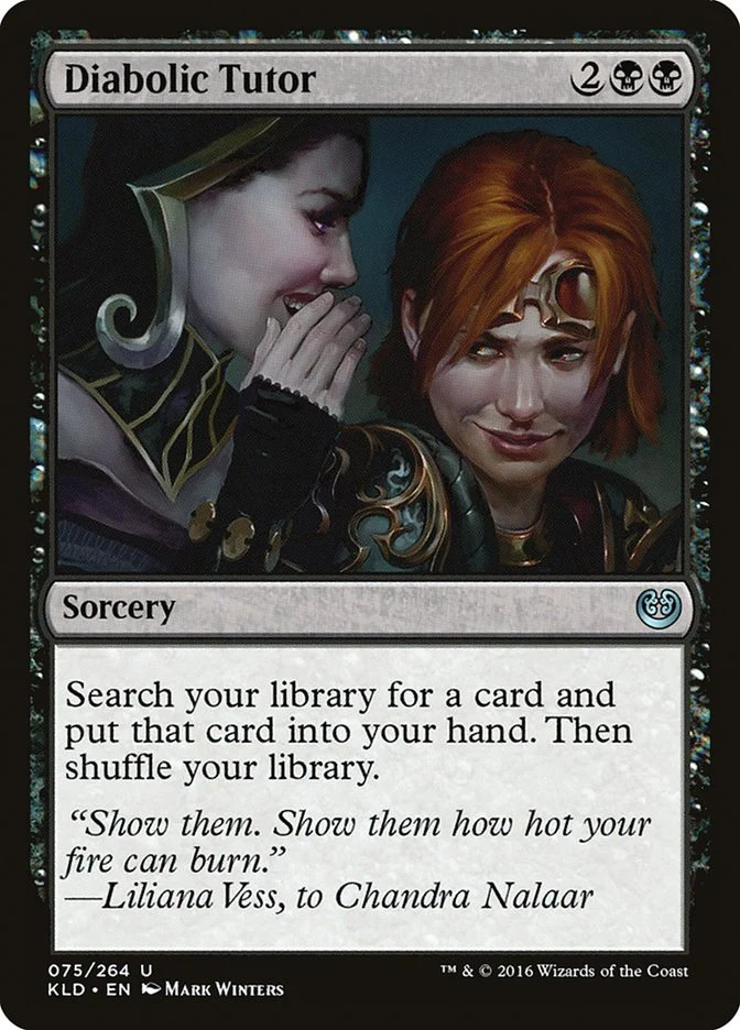 MTG Diabolic Tutor [Kaladesh] Lightly Played Magic