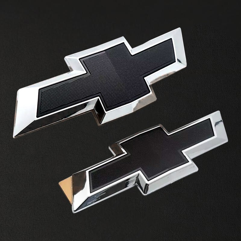 Front Rear Chrome Black Bowtie Emblem Kit Fit 2018-2024 Chevrolet Equinox OEM Front Rear Chrome Black Bowtie Emblem Kit Fit 2018-2024 Chevrolet Equinox OEM