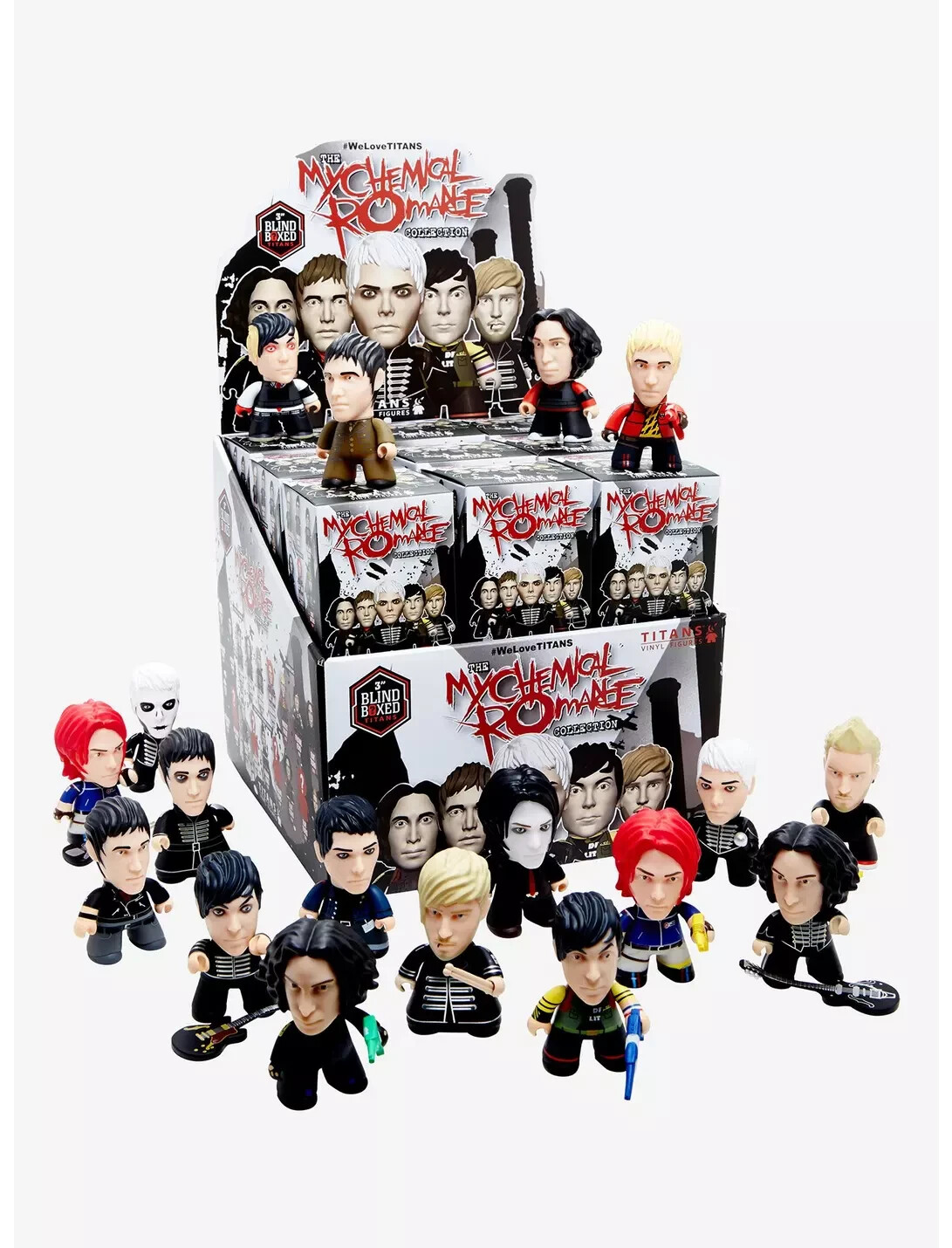 18 Piece Display TITANS: The My Chemical Romance Collection MCR 3\ 18 Piece Display TITANS: The My Chemical Romance Collection MCR 3\