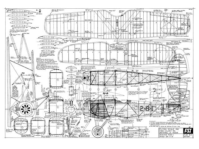 Boeing F2B-1 F/F Rubber 23