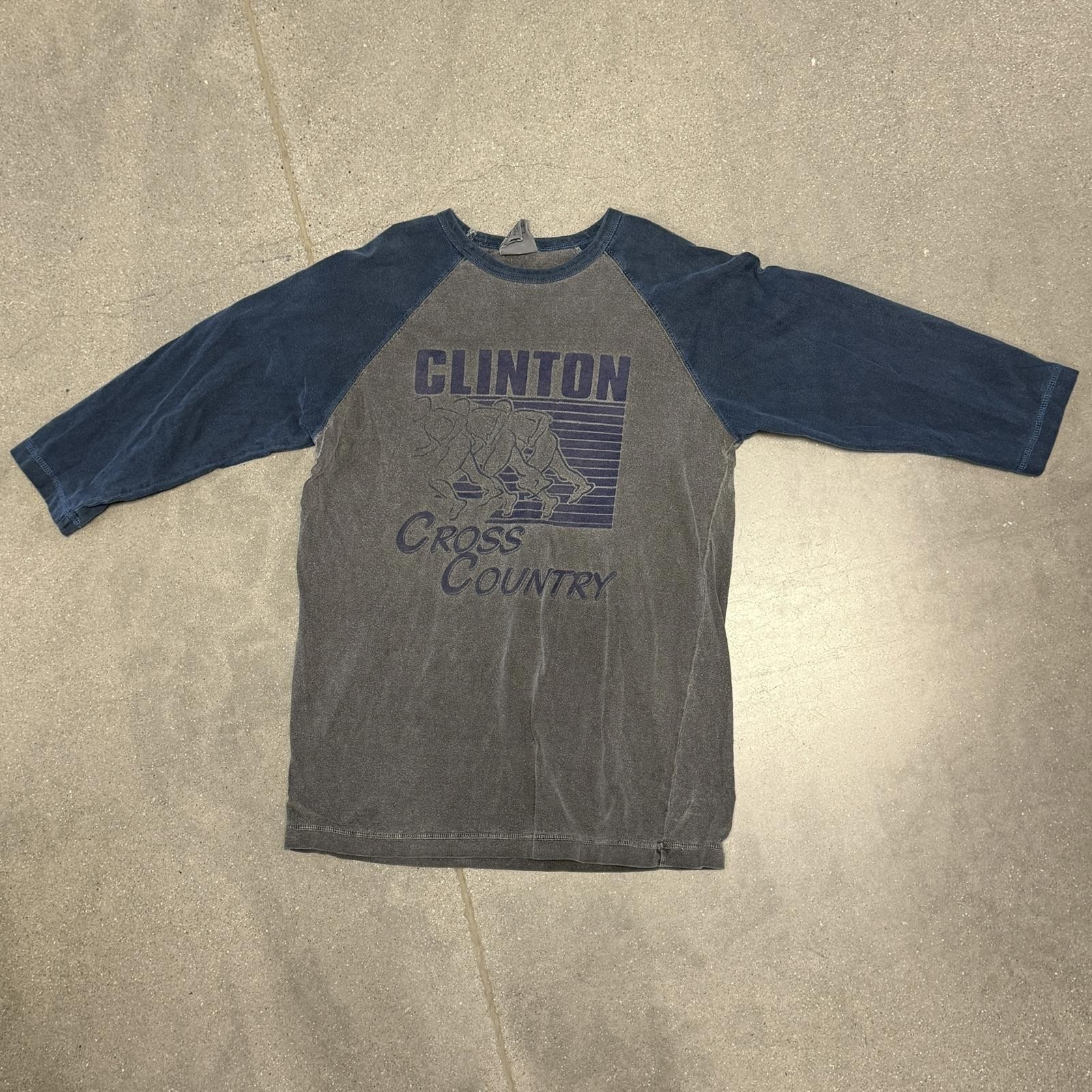 Vintage Heavyweight Ringspun Cotton Mens 3/4 Sleeve M