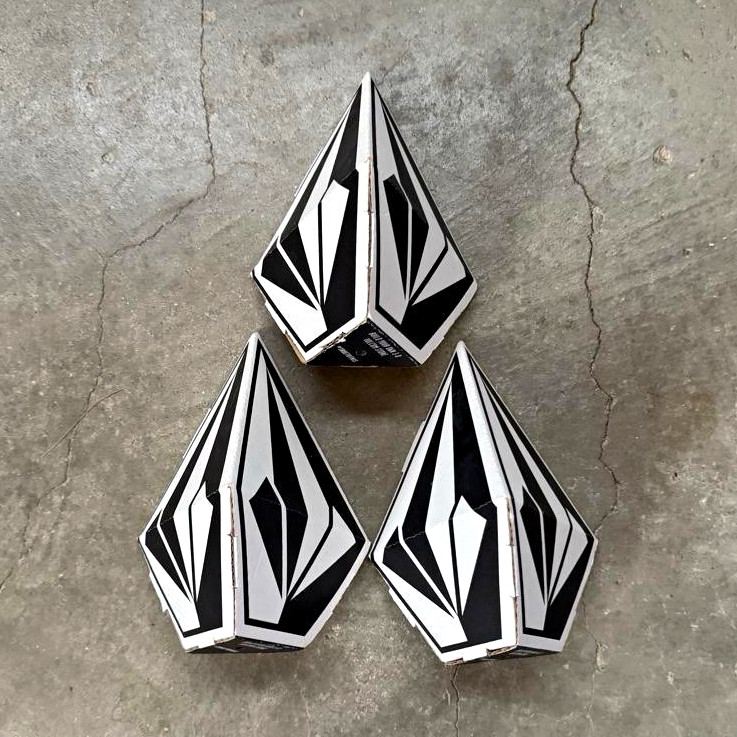 Volcom Stone Logo decor 3 Black & White Volcom Stone Logo decor 3 Black & White