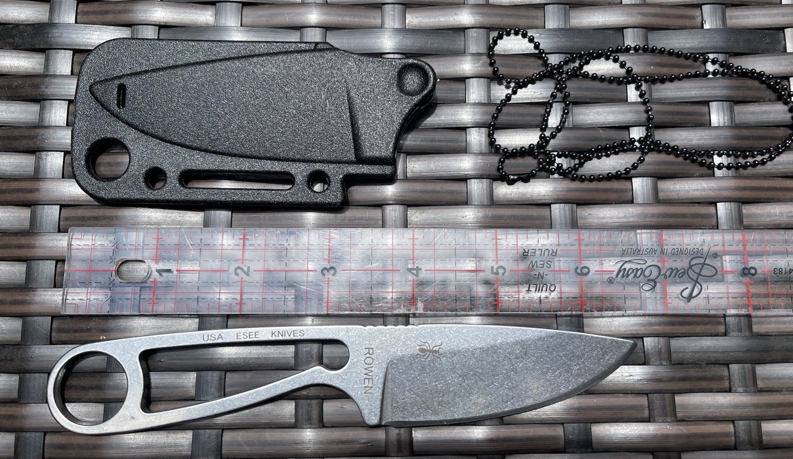 ESEE Izula EDC Fixed Blade Knife Drop Point Plain Edge ESEE Izula EDC Fixed Blade Knife Drop Point Plain Edge