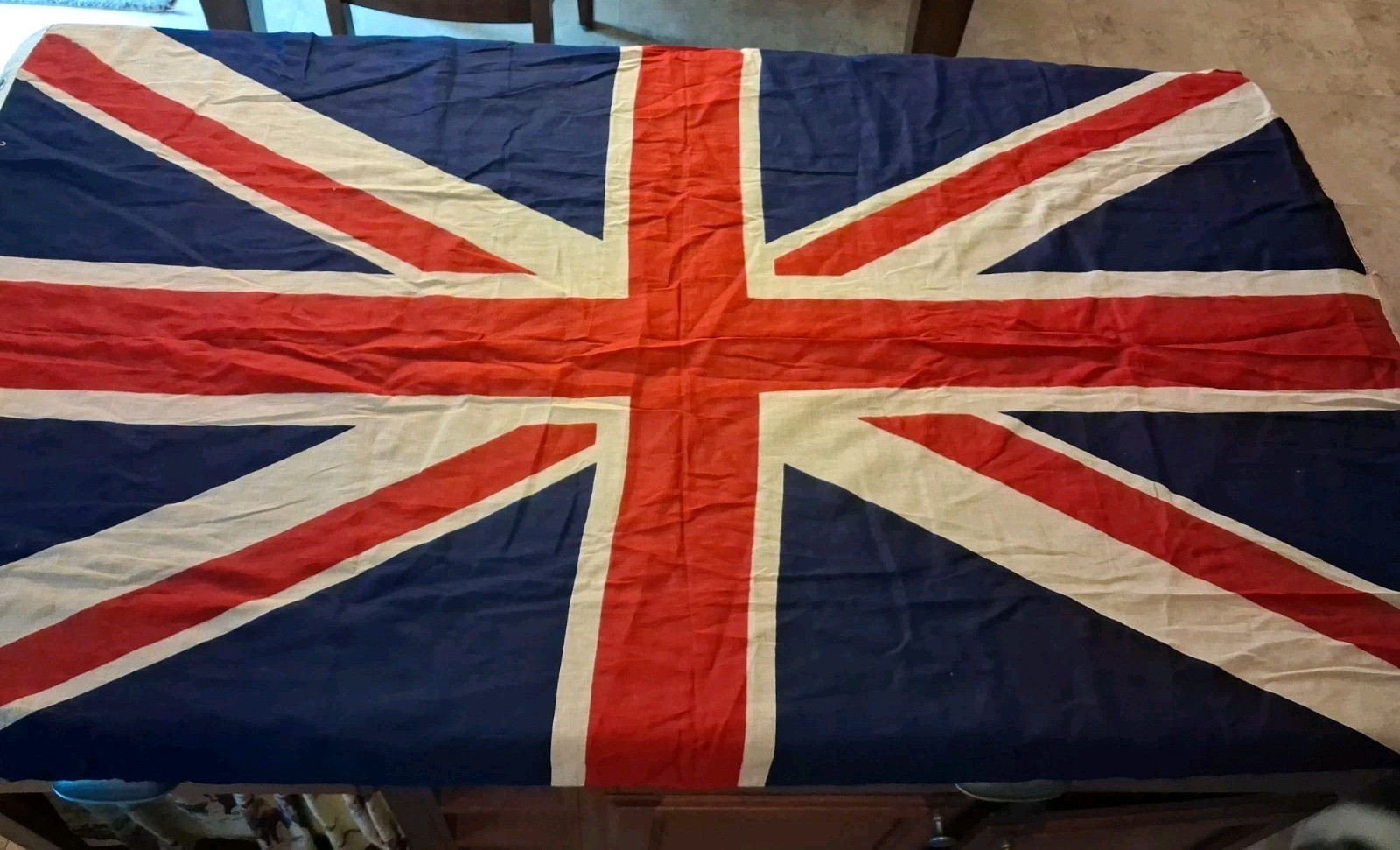 Vintage Pre WWII or WWII Era British Flag 58 Vintage Pre WWII or WWII Era British Flag 58