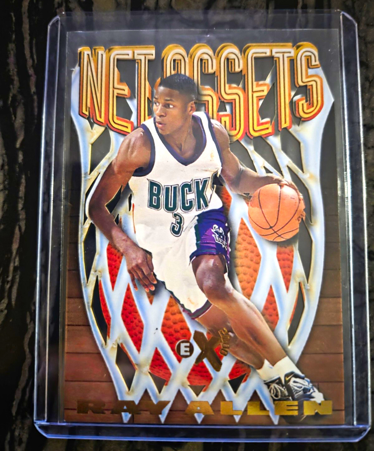 SkyBox 1996-97 E-X2000 Net ASSETS #1/20 Ray Allen RC Insert Bucks SkyBox 1996-97 E-X2000 Net ASSETS #1/20 Ray Allen RC Insert Bucks