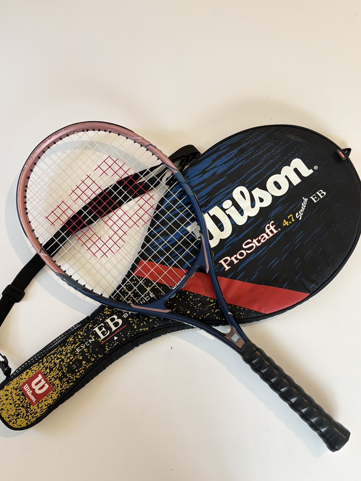 Wilson Hope Titanium Tennis Racquet Blue/Pink 4 1/8\ Wilson Hope Titanium Tennis Racquet Blue/Pink 4 1/8\