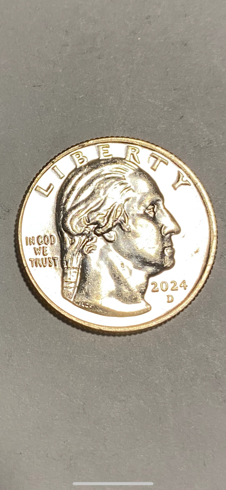 2024 D Quarter OffSet Rim Bad Stamp Error 2024 D Quarter OffSet Rim Bad Stamp Error