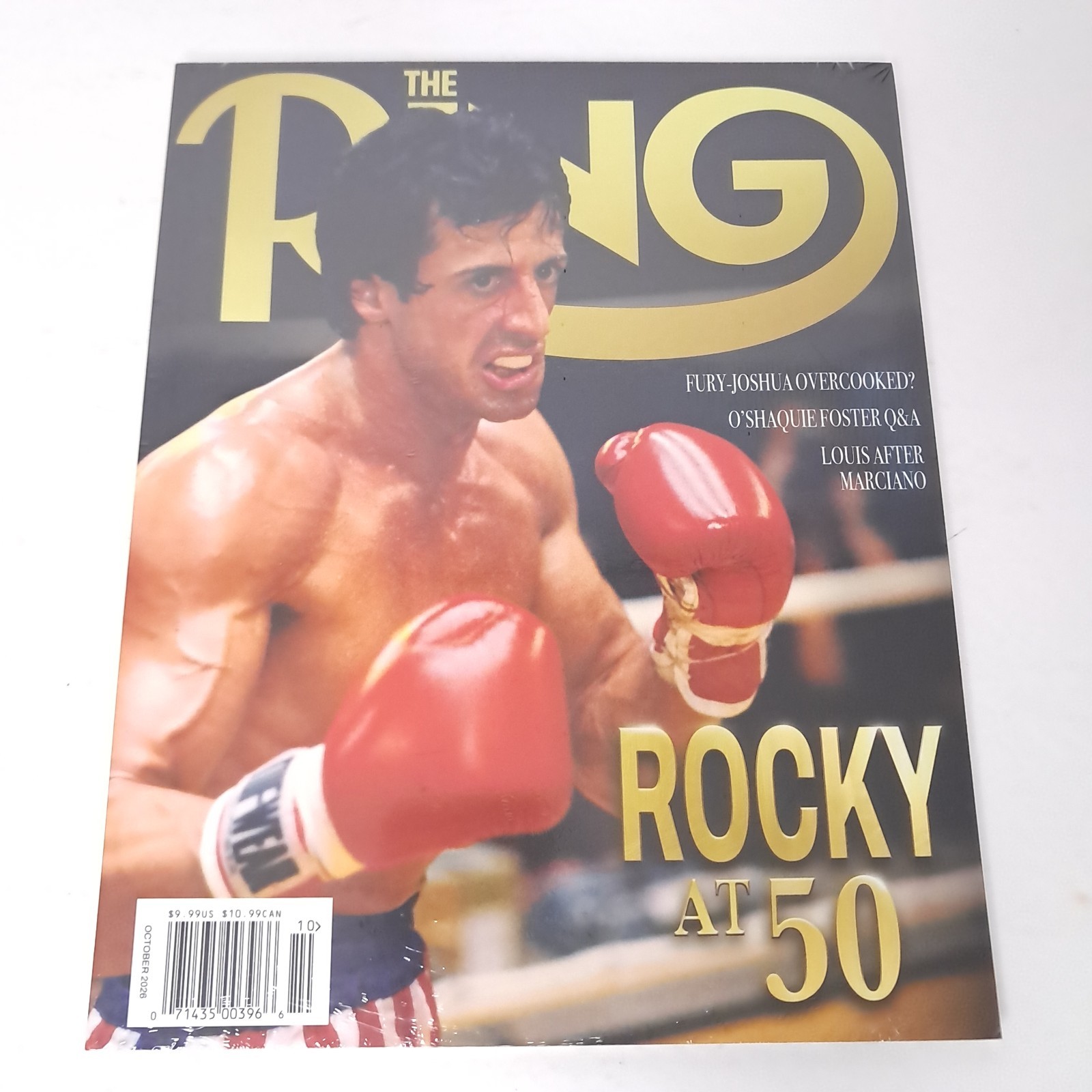 The Ring Magazine October 2026 Rocky at 50 Sylvester Stallone Sealed With Poster The Ring Magazine October 2026 Rocky at 50 Sylvester Stallone Sealed With Poster