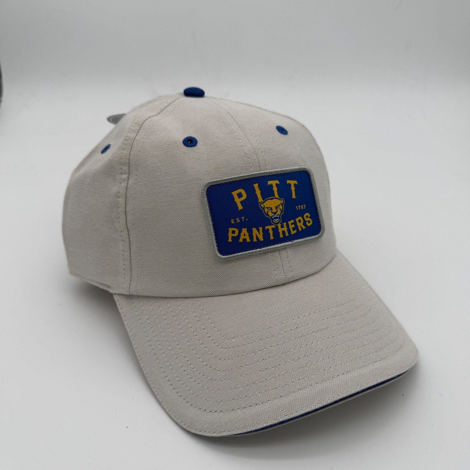Captivating Pitt Panthers Hat Mens Gray Blue Adjustable Baseball Cap NCAA Pitt Captivating Pitt Panthers Hat Mens Gray Blue Adjustable Baseball Cap NCAA Pitt