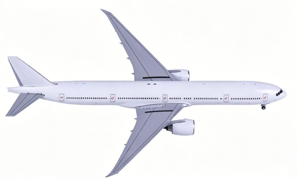 1:400 NGmodels Blank Boeing 777‑300ER Unpainted White Diecast Plane Model