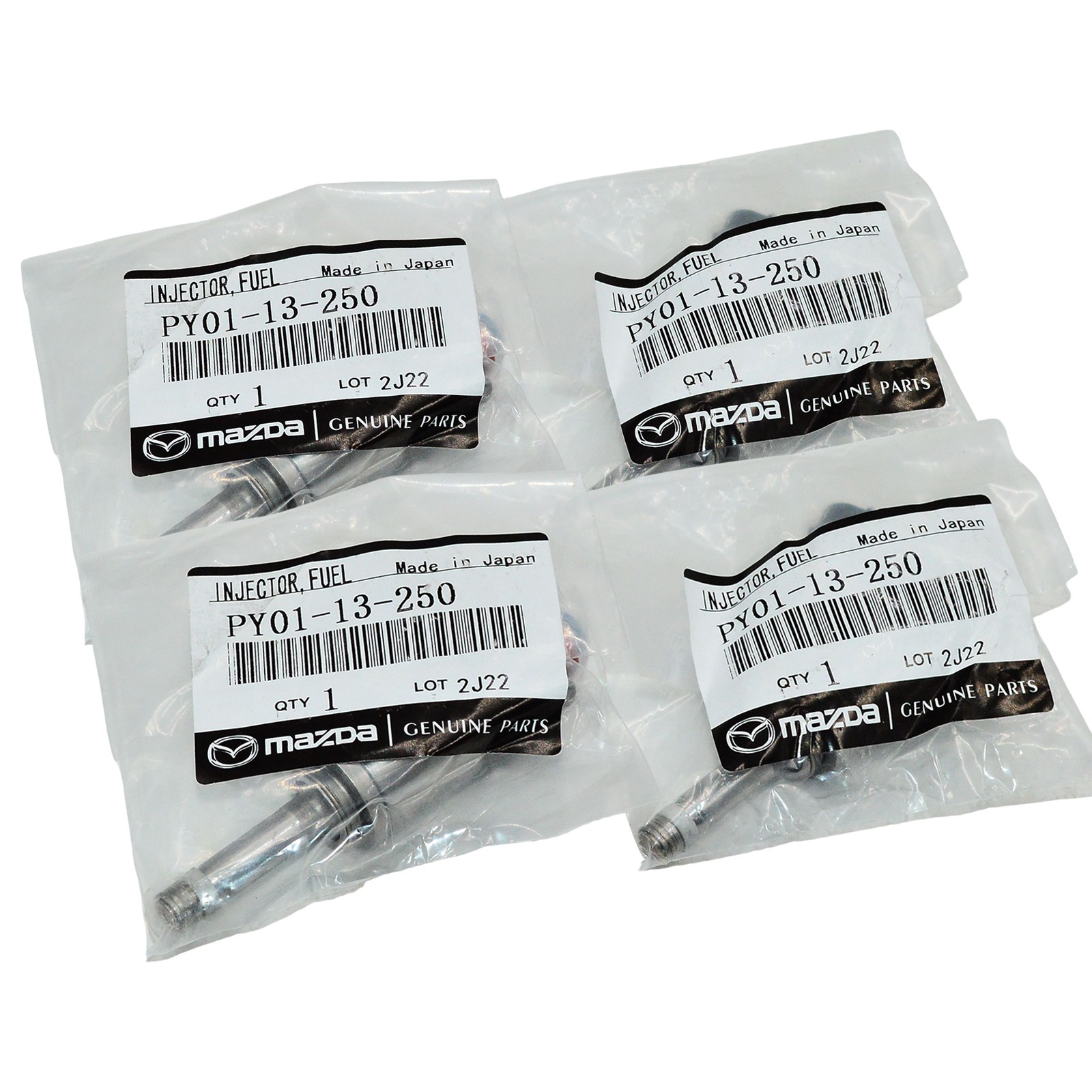 NEW 4 Pcs Fuel Injector Kit PY01-13-250 for 2014-2025 Mazda CX-5 2.5L Engine