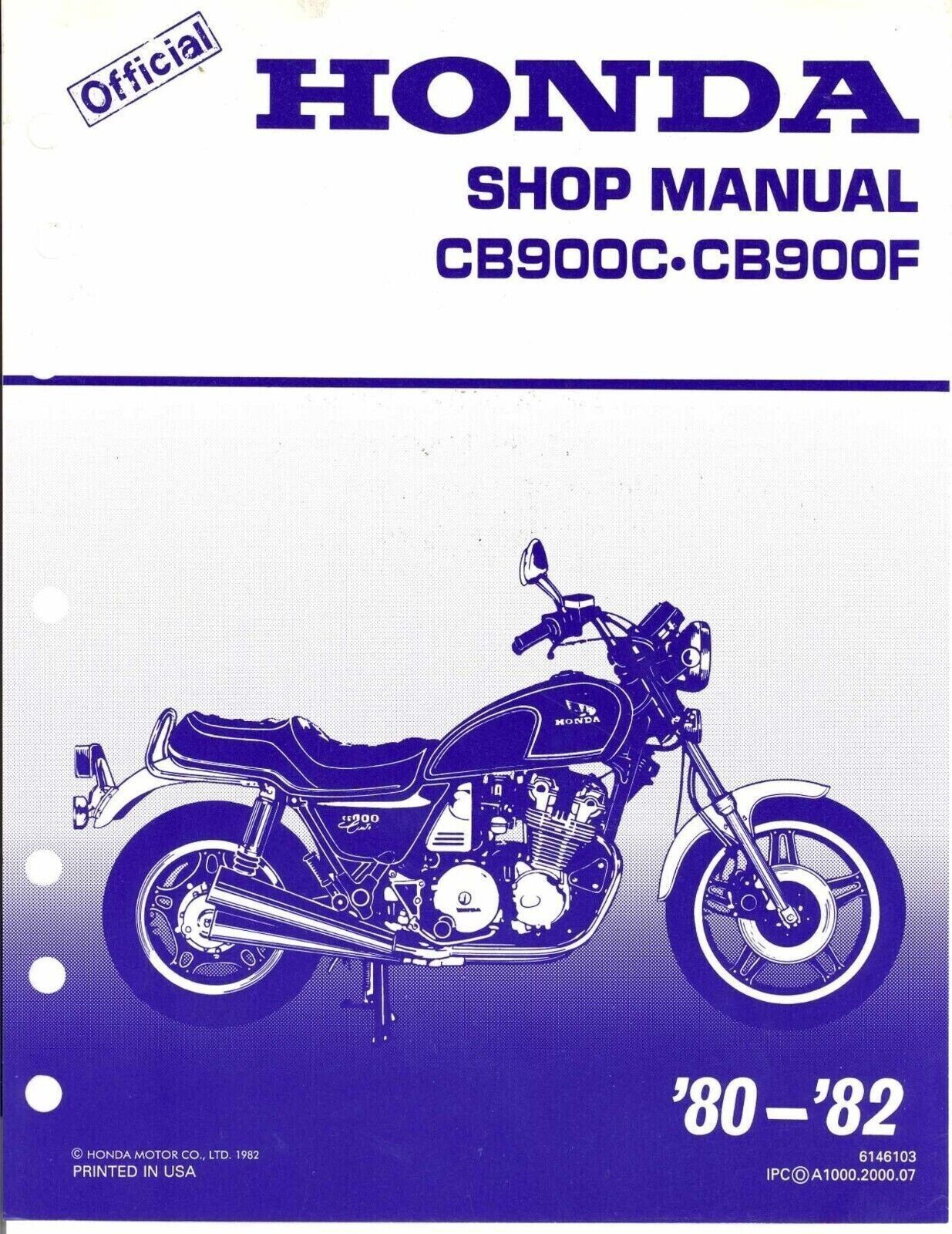 Service Manual Honda CB900C CB900F CB900 Super Sport Custom COMB BOUND Service Manual Honda CB900C CB900F CB900 Super Sport Custom COMB BOUND